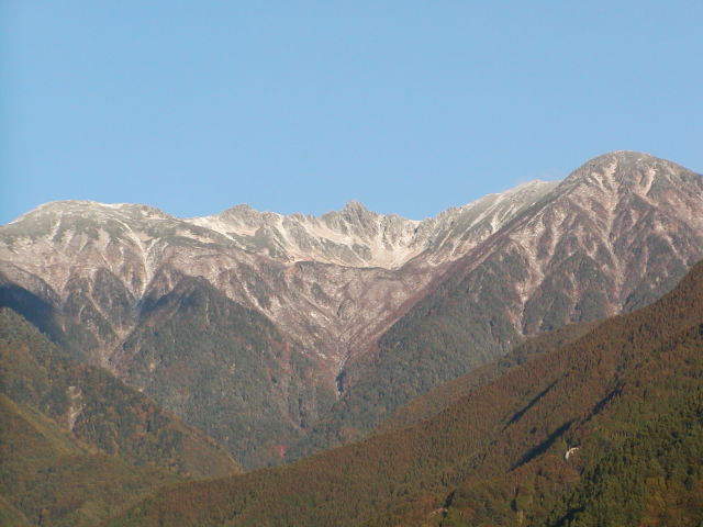 ◆中央アルプス初雪◆